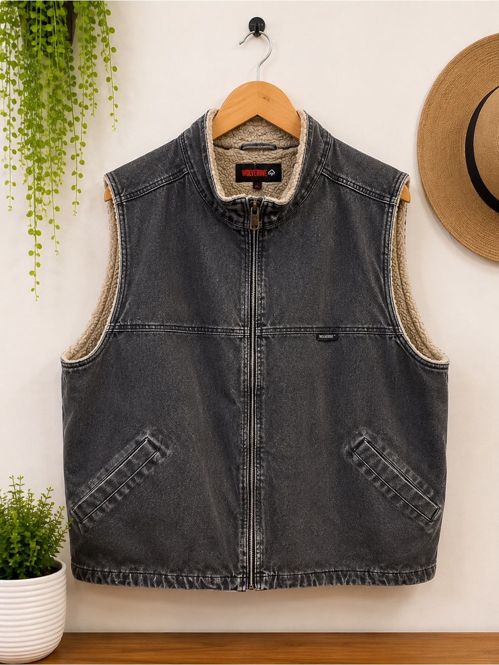 Wolverine Men's Denim Vest XXL